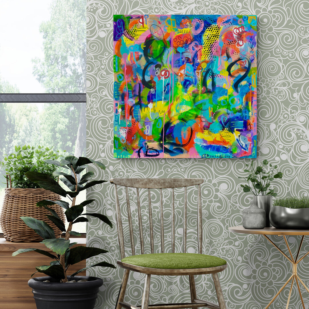 Enchanted Canopy: Neon Whispers of the Wild