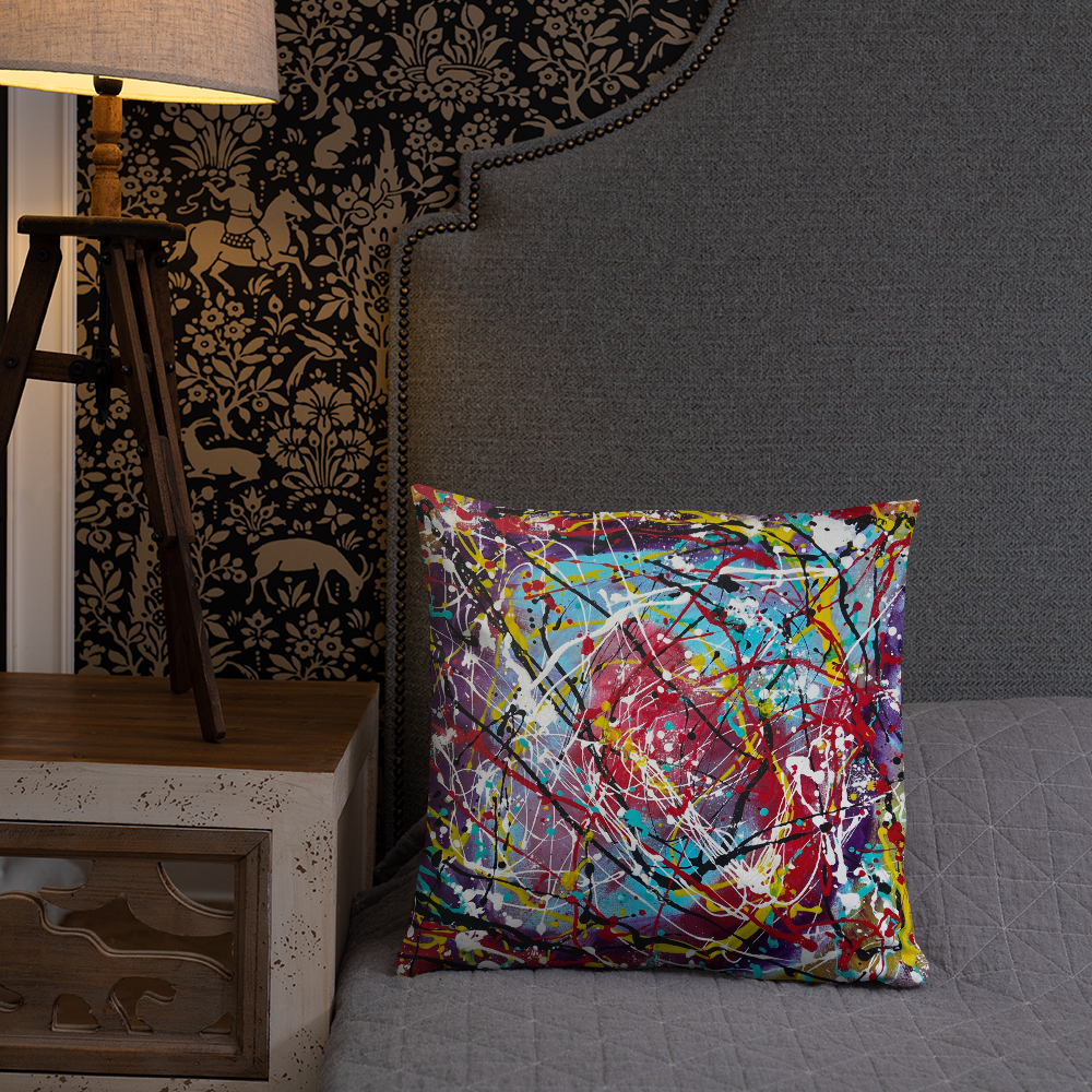 Jelly Bean Throw Pillow