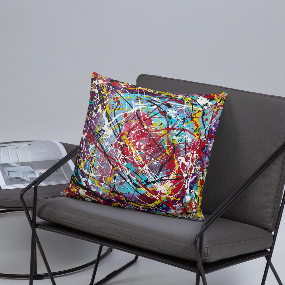 Jelly Bean Throw Pillow