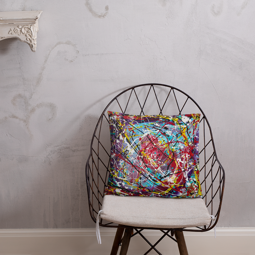 Jelly Bean Throw Pillow