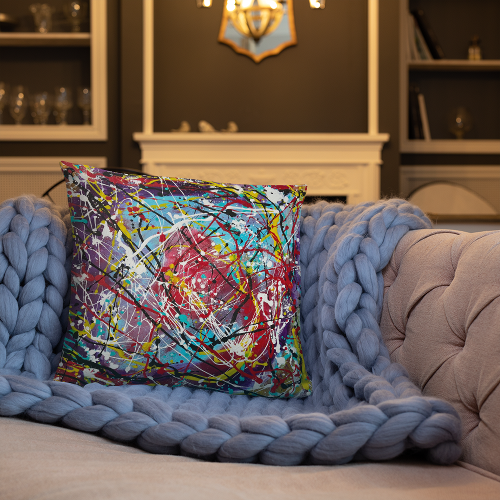 Jelly Bean Throw Pillow