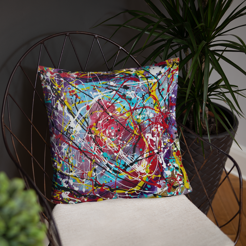 Jelly Bean Throw Pillow