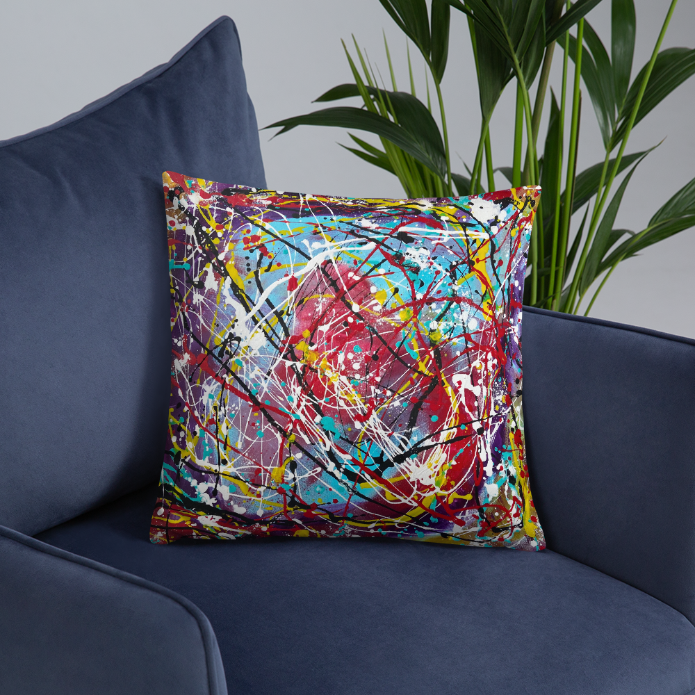 Jelly Bean Throw Pillow
