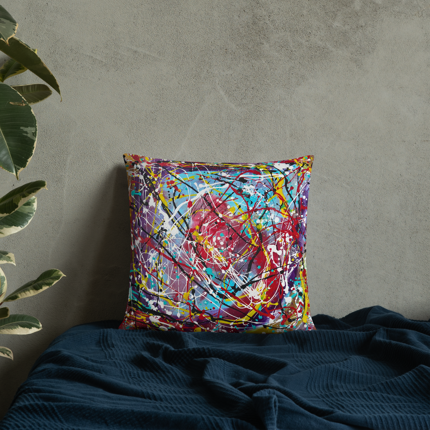 Jelly Bean Throw Pillow