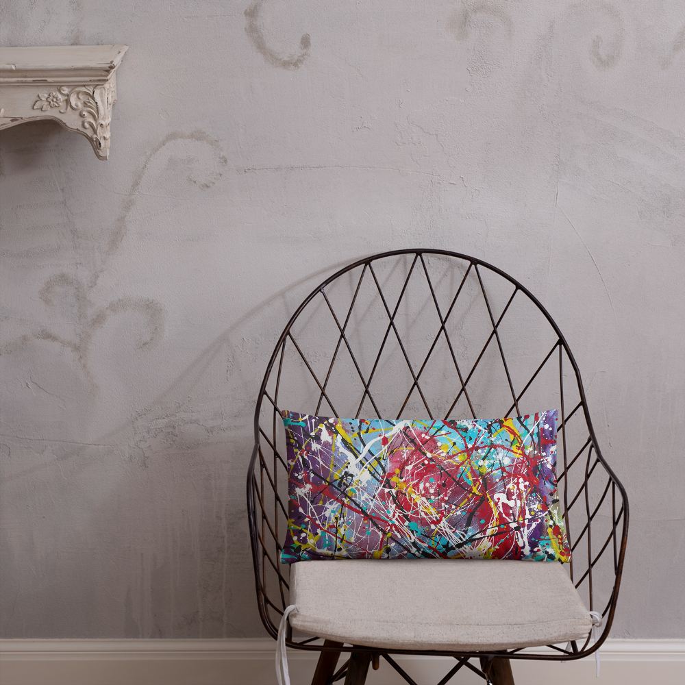 Jelly Bean Throw Pillow
