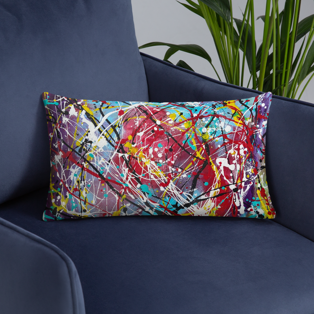 Jelly Bean Throw Pillow