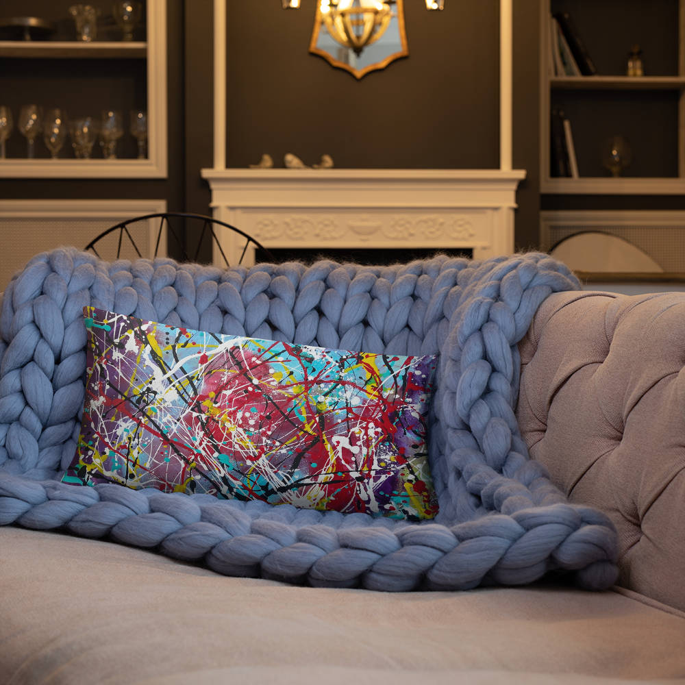 Jelly Bean Throw Pillow