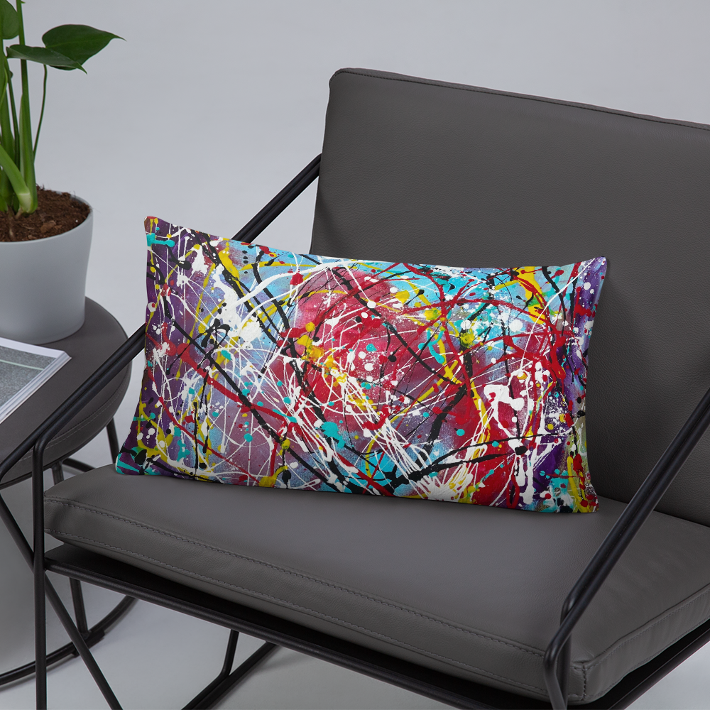 Jelly Bean Throw Pillow