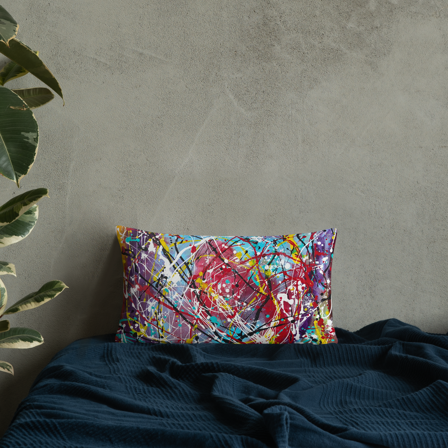 Jelly Bean Throw Pillow