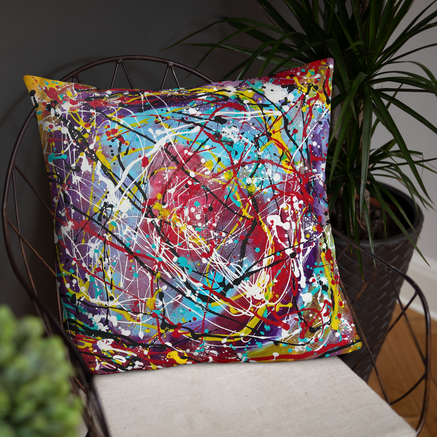 Jelly Bean Throw Pillow