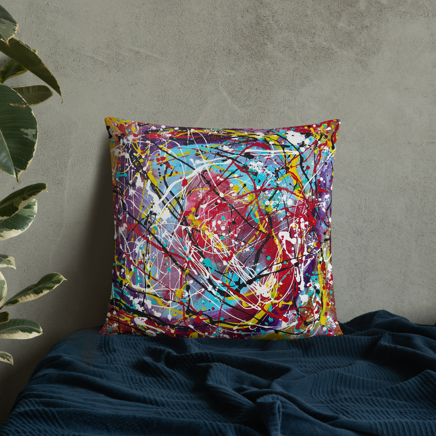 Jelly Bean Throw Pillow