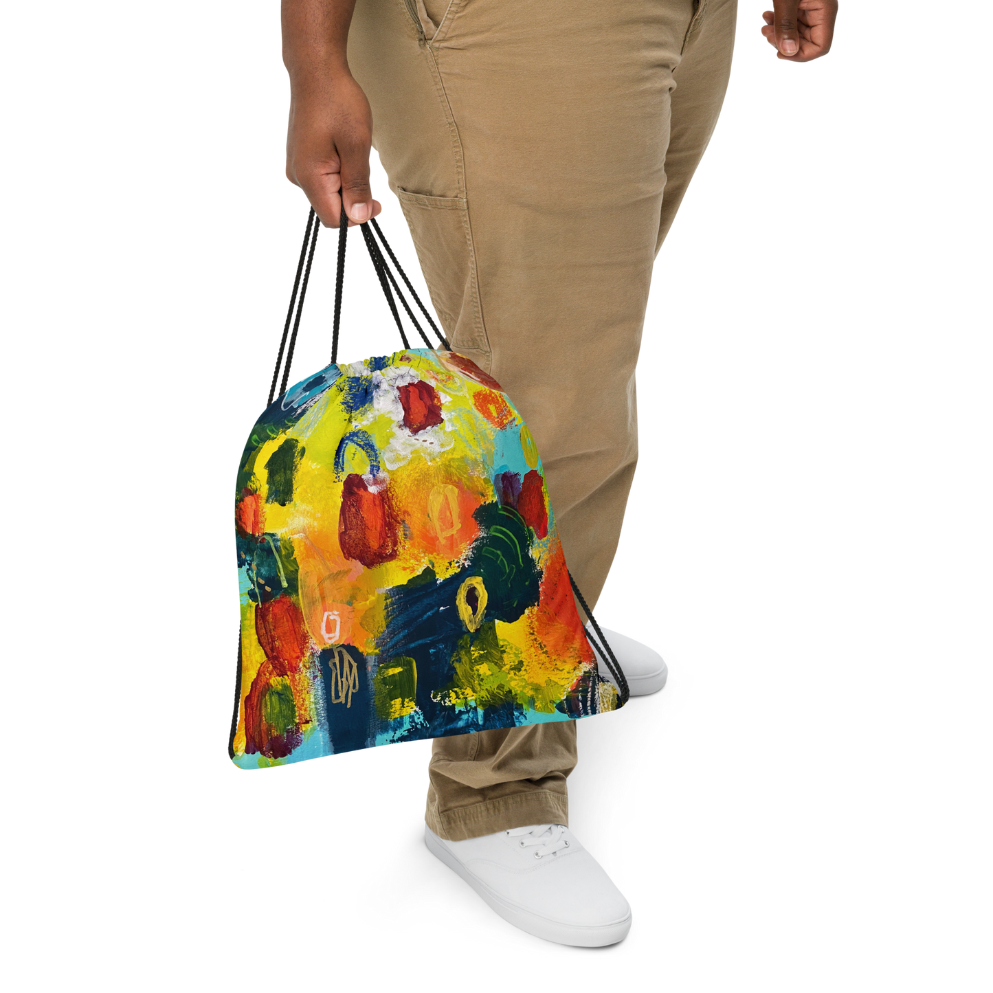 Roses Eternal Drawstring bag