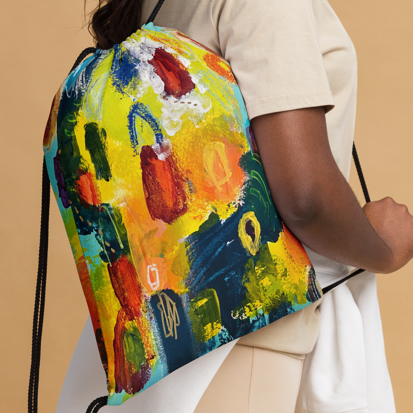 Roses Eternal Drawstring bag