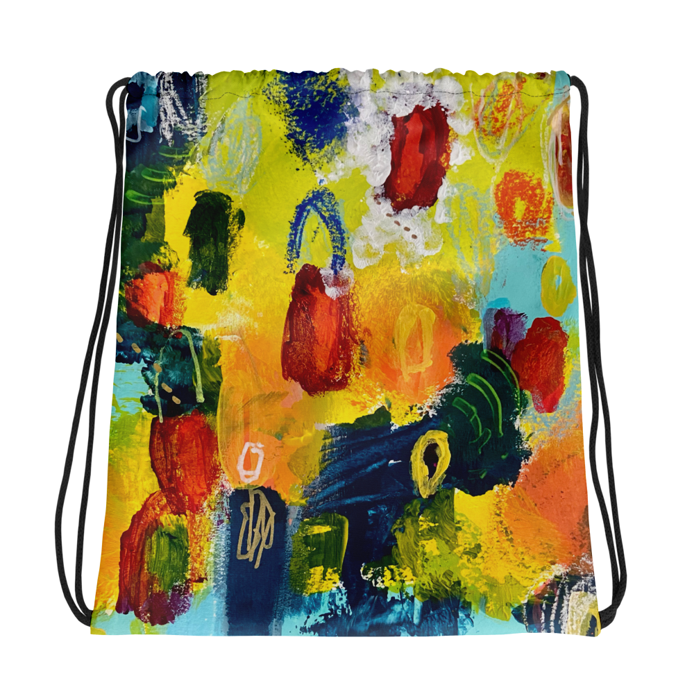 Roses Eternal Drawstring bag
