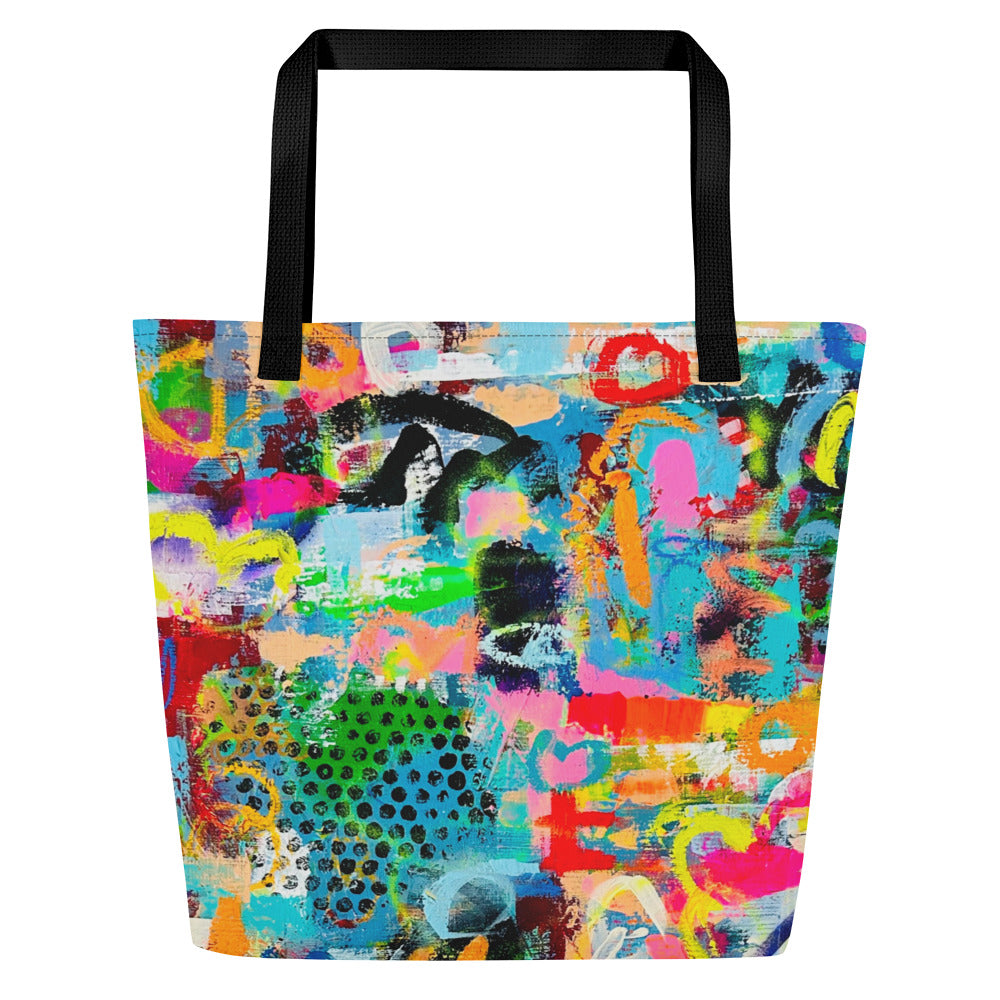Bronx Wall III Large Tote Bag