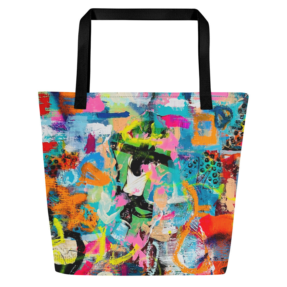 Bronx Wall III Large Tote Bag