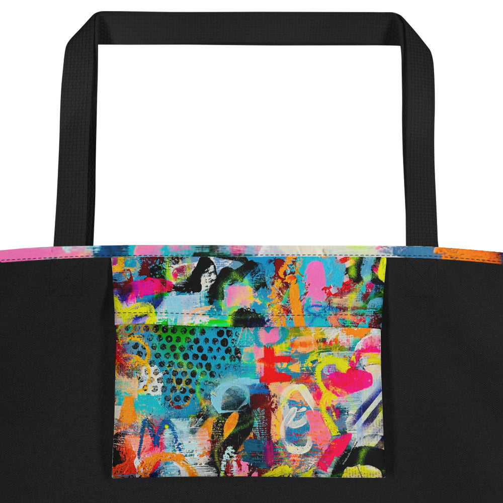 Bronx Wall III Large Tote Bag