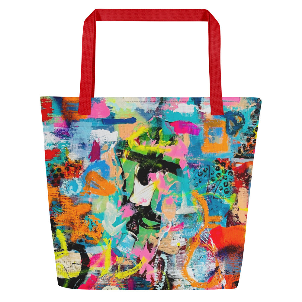 Bronx Wall III Large Tote Bag