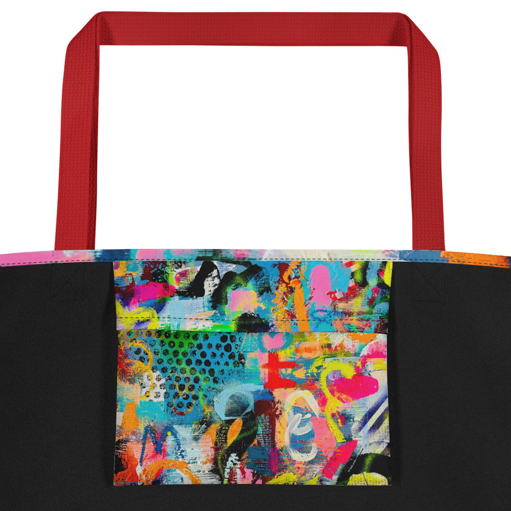 Bronx Wall III Large Tote Bag