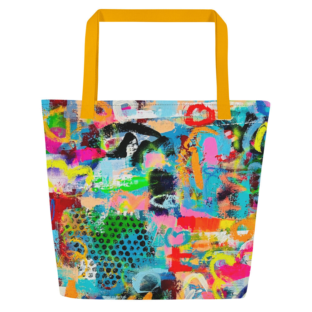 Bronx Wall III Large Tote Bag