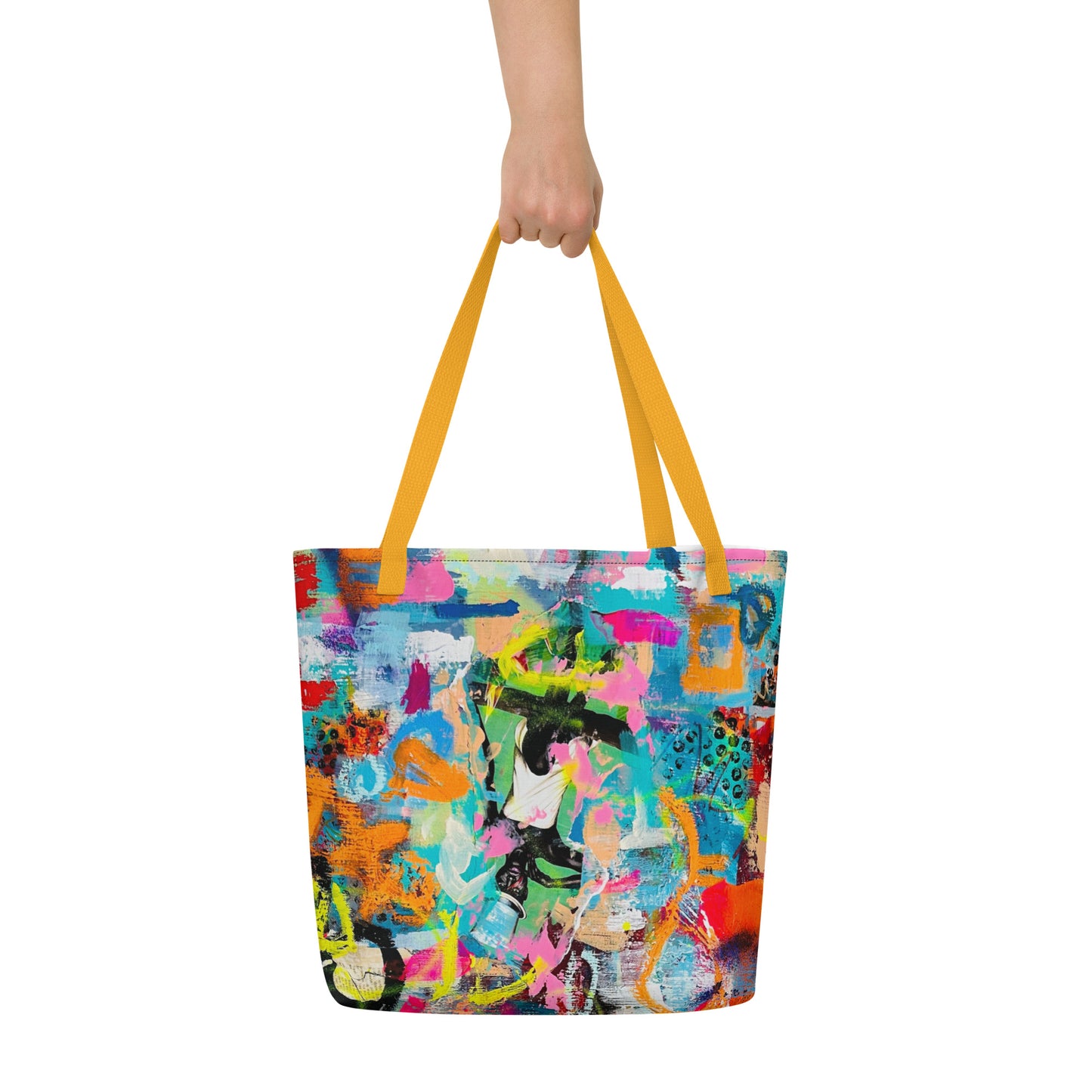 Bronx Wall III Large Tote Bag