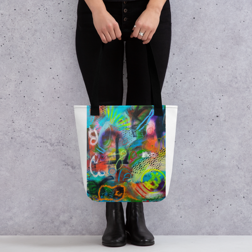 Cryptfitti Tote bag