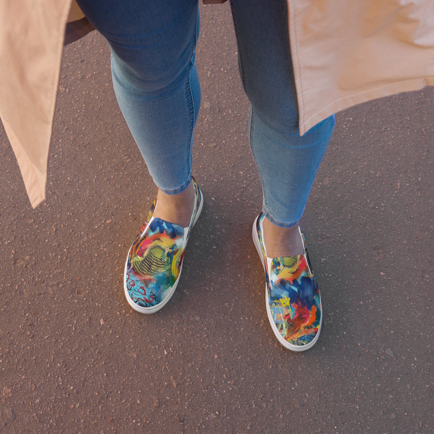 Bronx Wall Women’s Slip-on Canvas Shoes