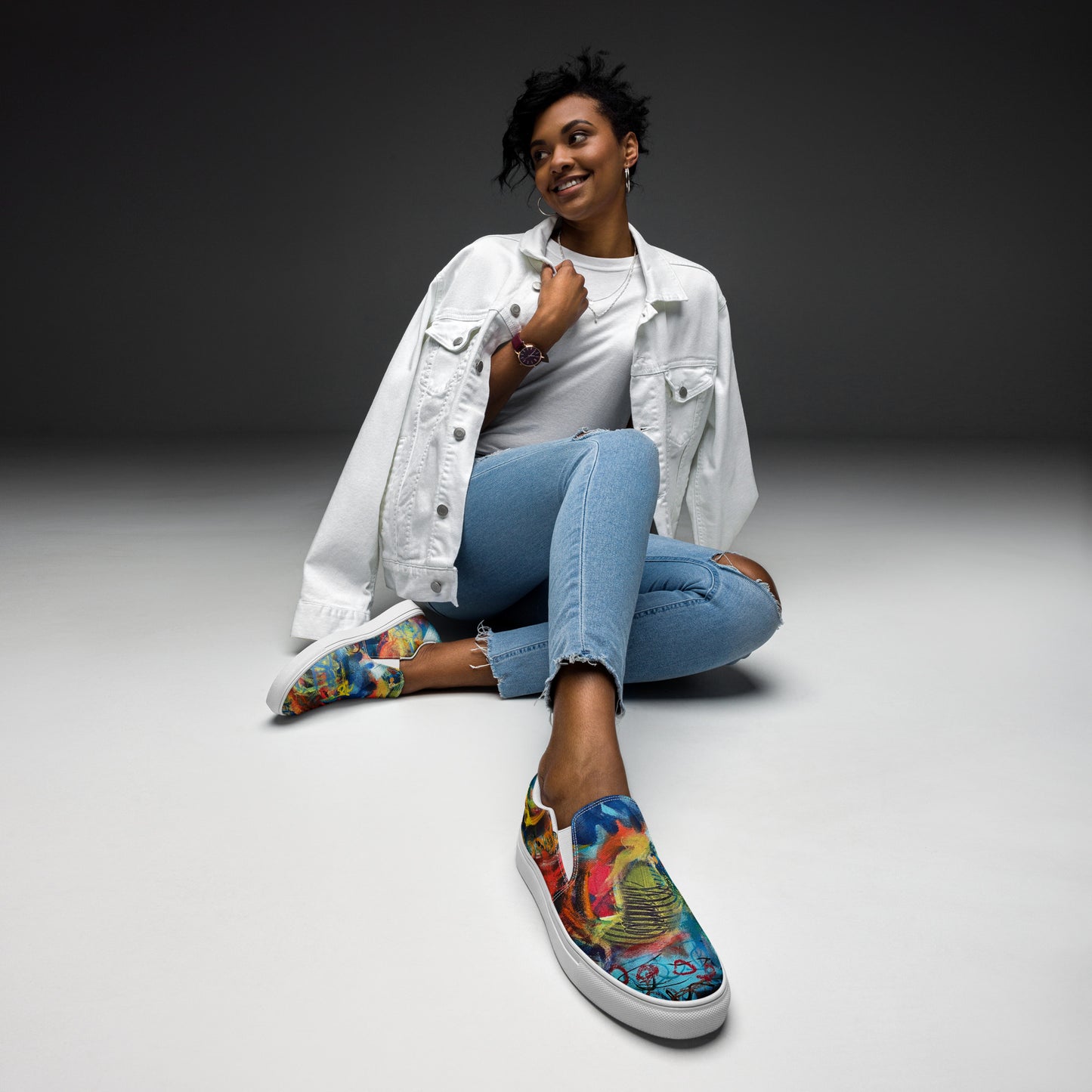Bronx Wall Women’s Slip-on Canvas Shoes