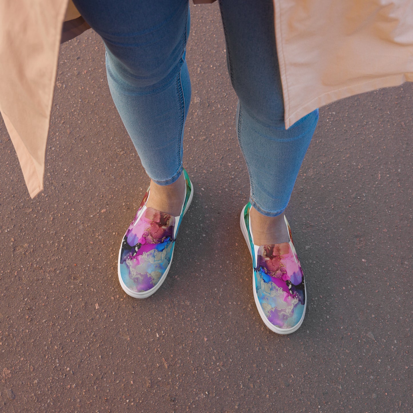 Blooms Women’s Slip-on Canvas Shoes