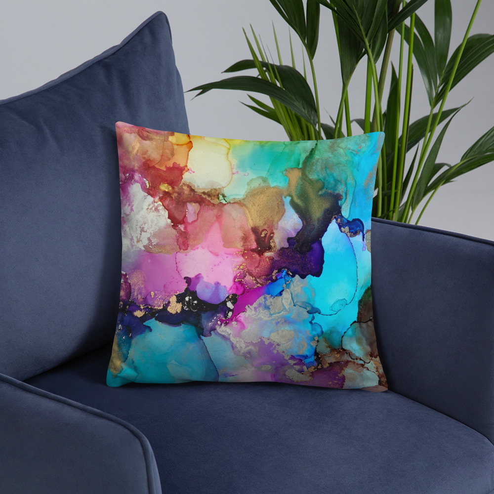 Blooms I Throw Pillow