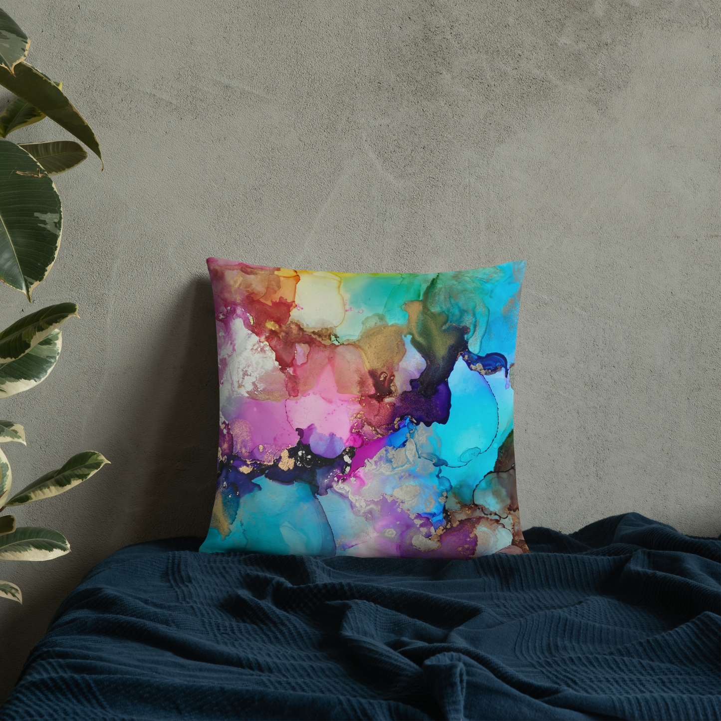 Blooms I Throw Pillow