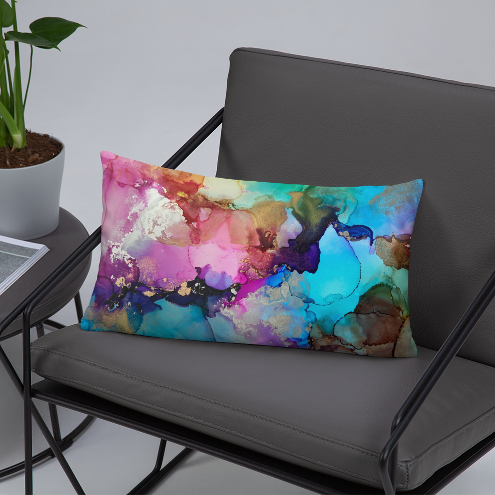 Blooms I Throw Pillow