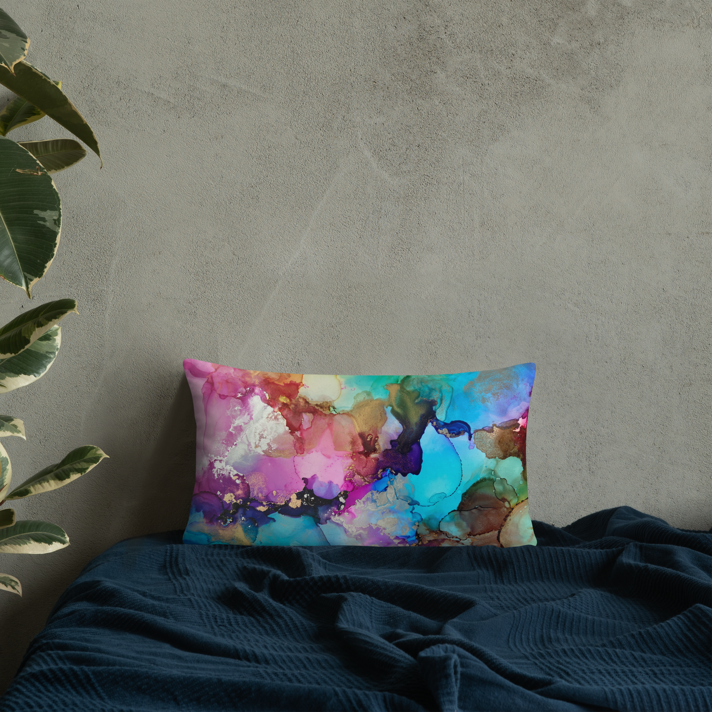 Blooms I Throw Pillow