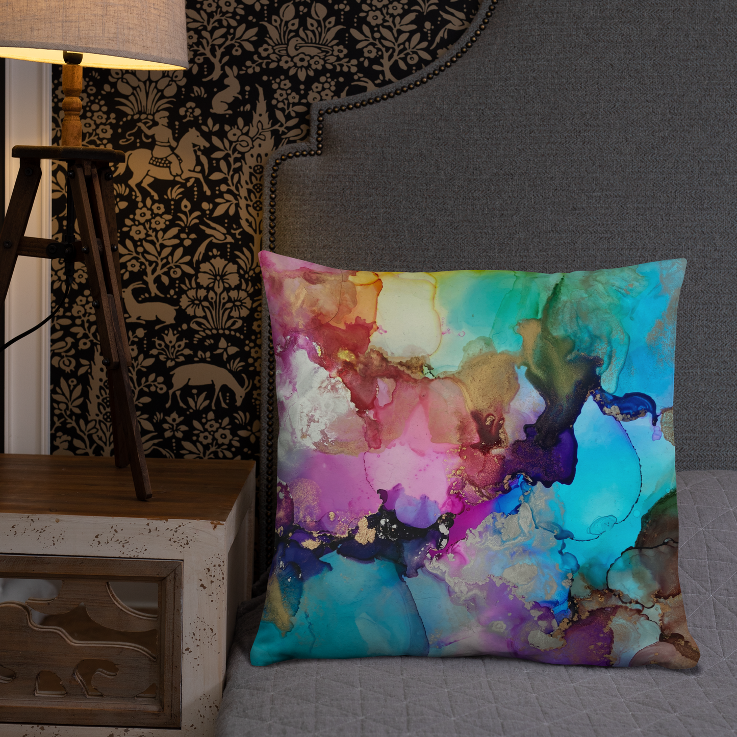 Blooms I Throw Pillow