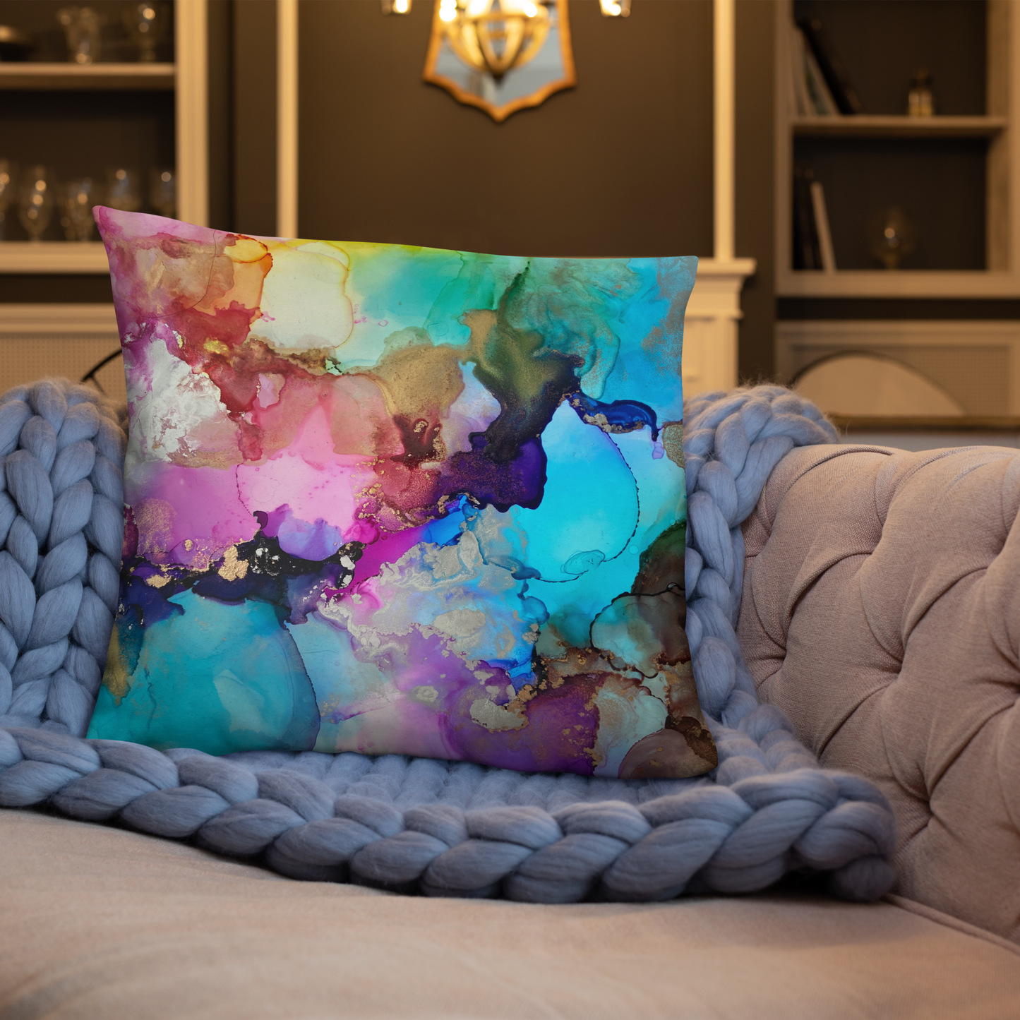 Blooms I Throw Pillow