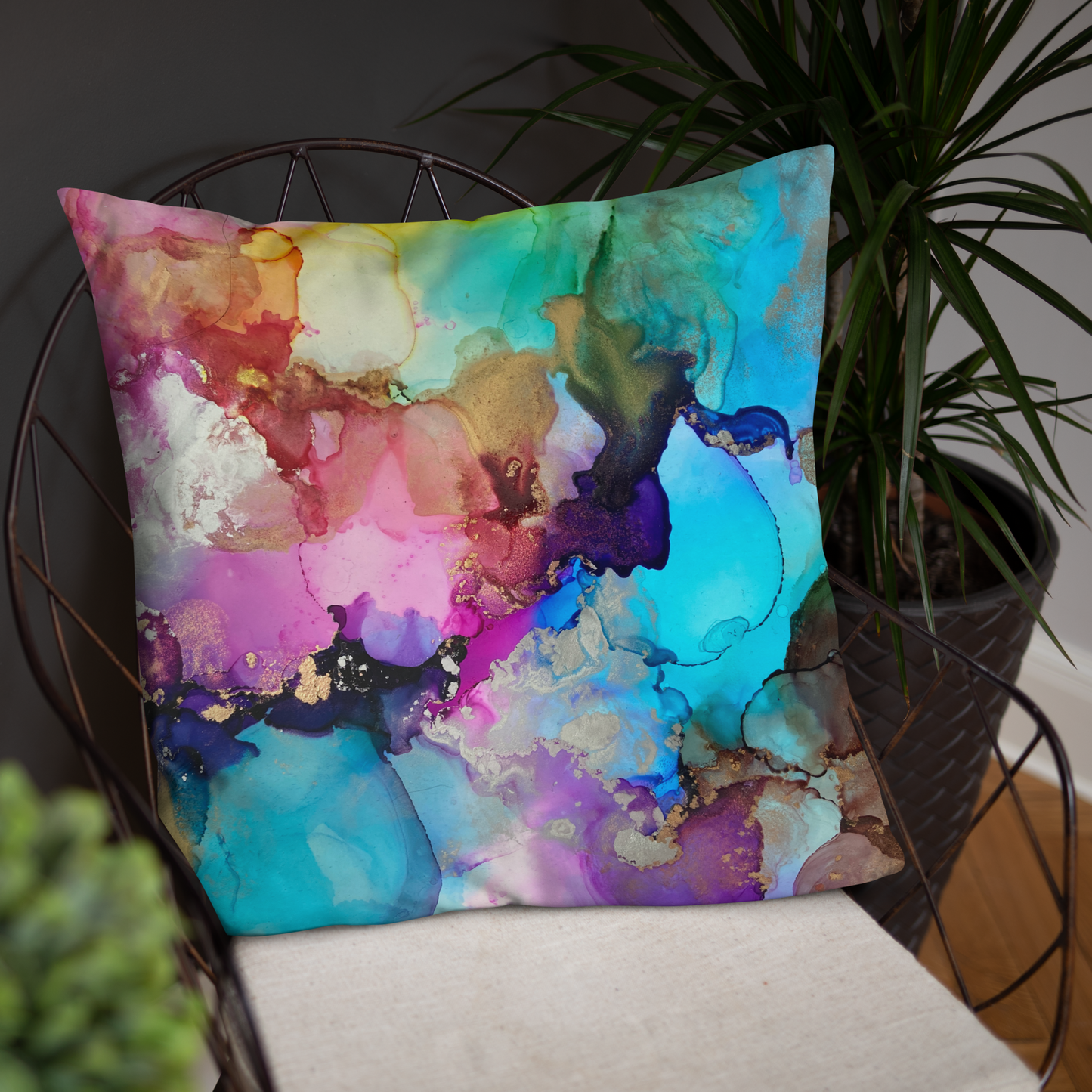 Blooms I Throw Pillow