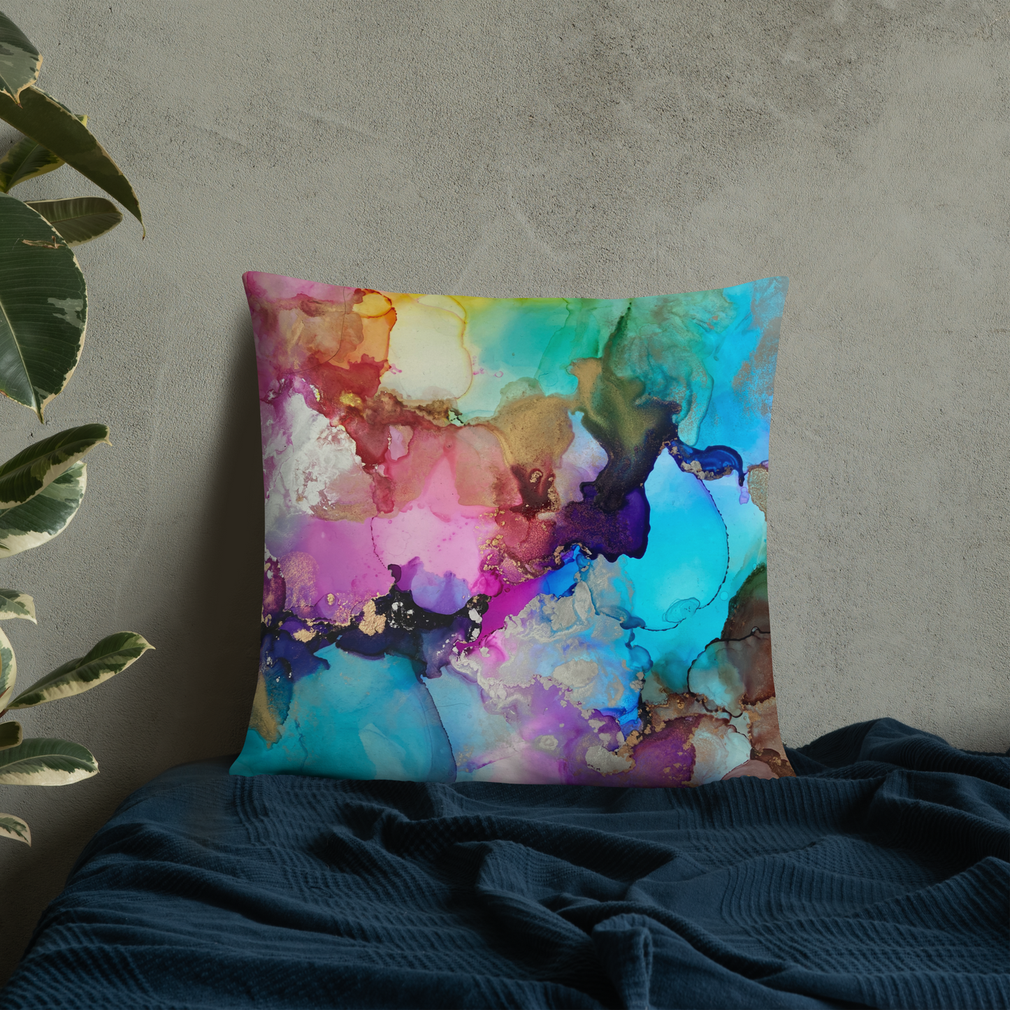 Blooms I Throw Pillow