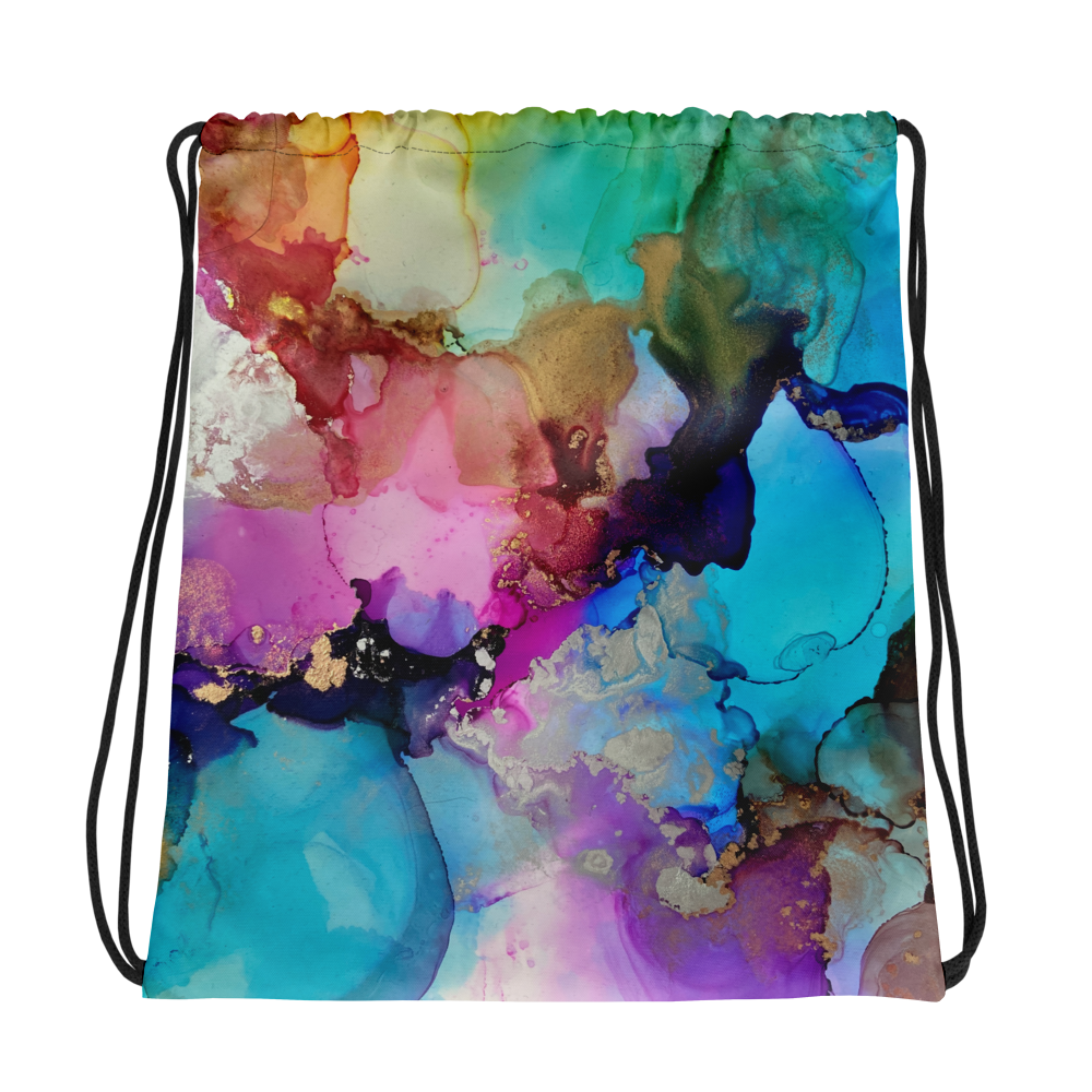 Blooms I Drawstring bag