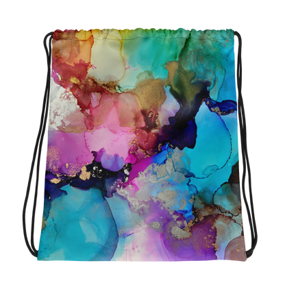 Blooms I Drawstring bag