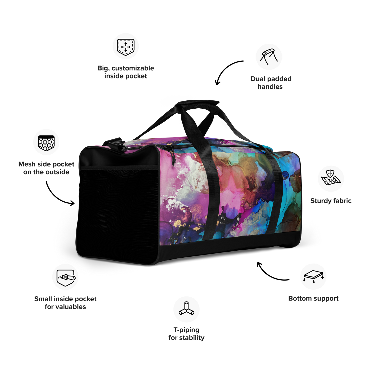 Blooms I Duffle Bag