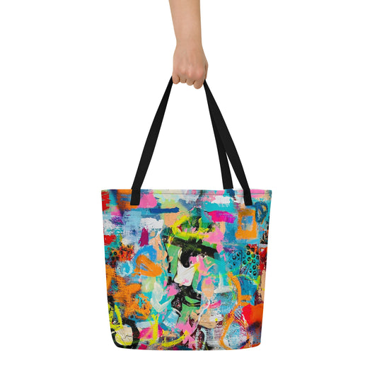 Bronx Wall III Large Tote Bag