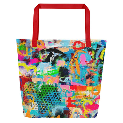 Bronx Wall III Large Tote Bag