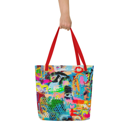 Bronx Wall III Large Tote Bag