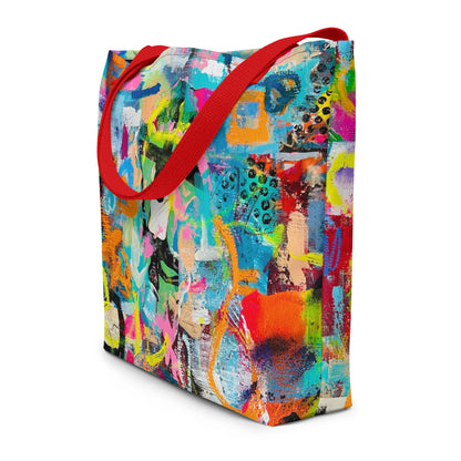 Bronx Wall III Large Tote Bag