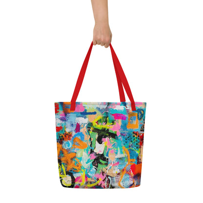 Bronx Wall III Large Tote Bag