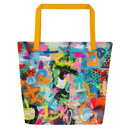 Bronx Wall III Large Tote Bag