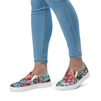 Jelly Bean Women’s Slip-on Canvas Shoes