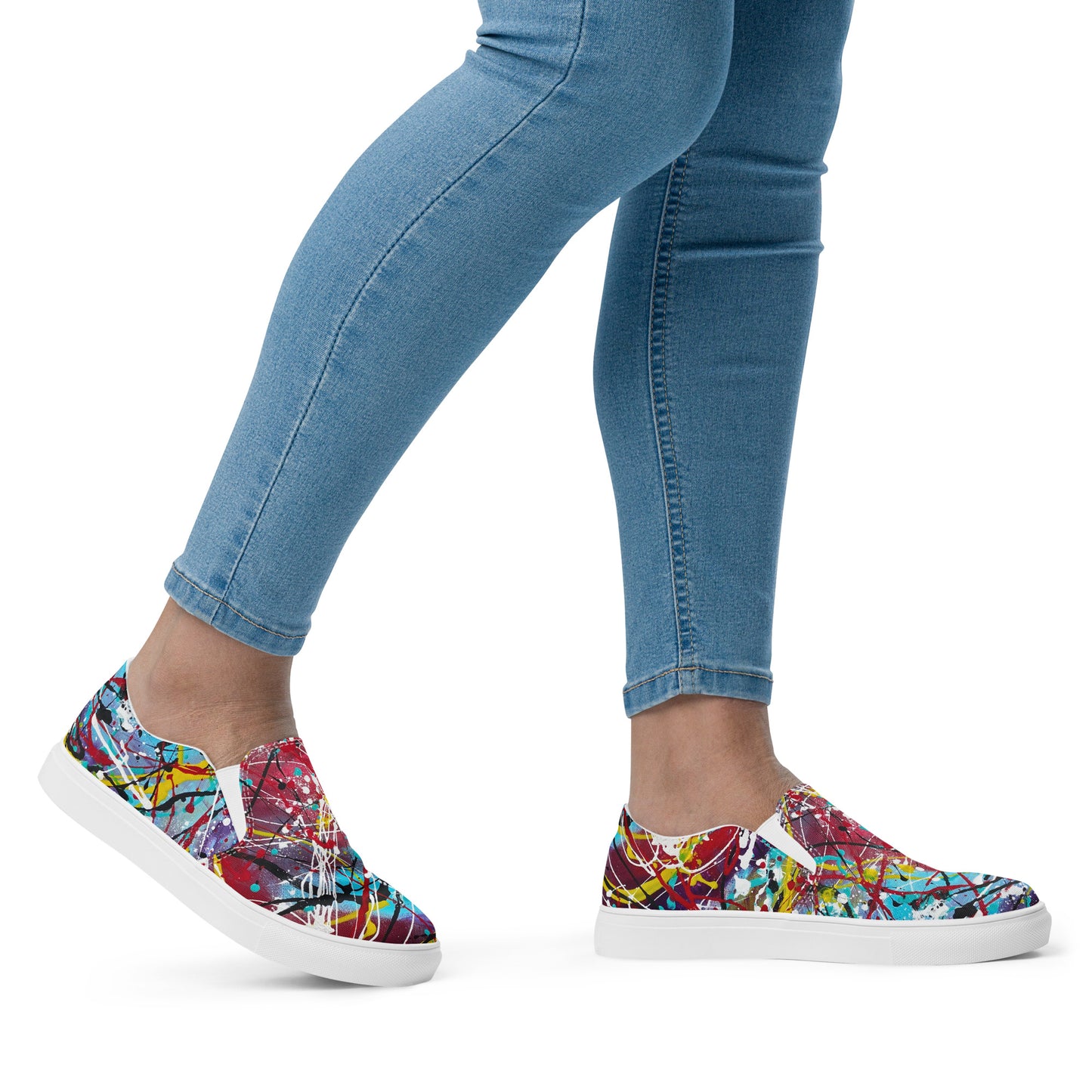 Jelly Bean Women’s Slip-on Canvas Shoes